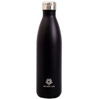 Natural Life Stainless Steel Double Wall Water Bottle - Black